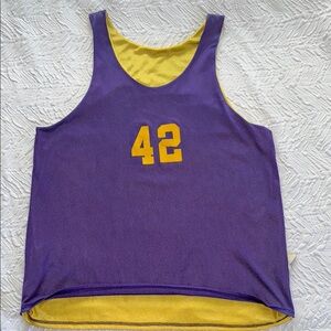 Purple and Yellow Reversible Jersey GUC L